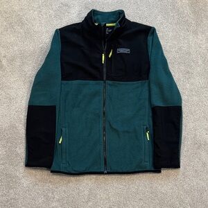Vineyard Vines- Harbor Fleece Full Zip- Charleston Green- XL 18
